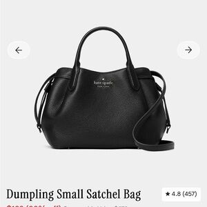 Kate Spade Black Leather Satchel